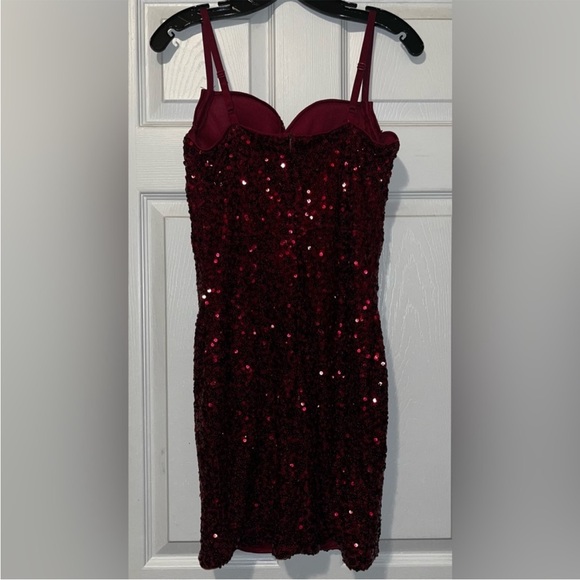 NWOT Fashion Nova Arella's Bestie Sequin Mini Dress - Picture 4 of 8